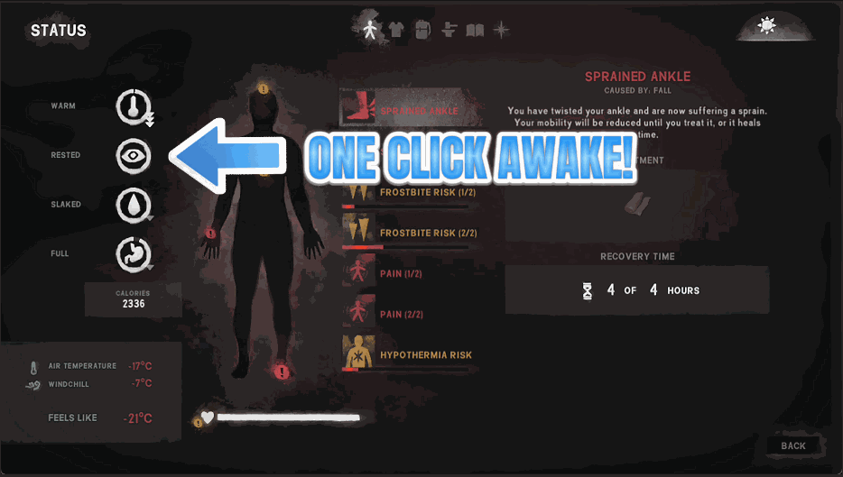 The Long Dark — Second Wind (No Fatigue) (screenshot 2)